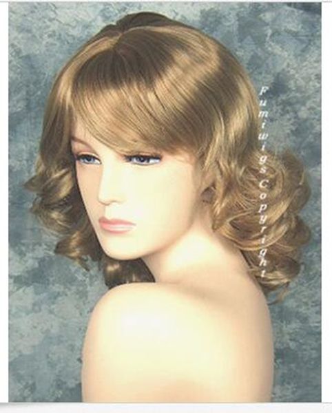 

wigs fashion cosplay women's light brown curly hair wigs, Black;brown