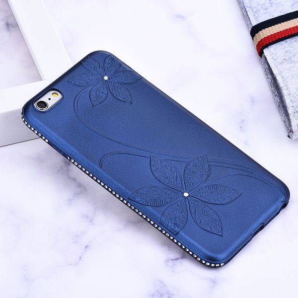 

new arrival girl style for iphone 6s plus case rhinestone frame soft tpu case suitcase and leaf shped for iphone 8 plus case