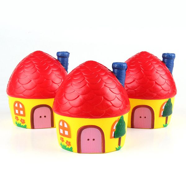 

12cm squishy cartoon house squishies toys kawaii animal slow rising jumbo squeeze phone charms stress reliever kids gift t508