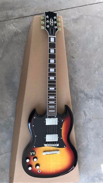 

wholesale cibson sg electric guitar left handed in sunburst 170417