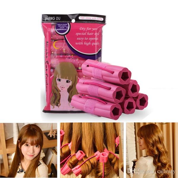 Magic Foam Sponge Hair Curler Diy Wavy Travel Home Use Soft Hair