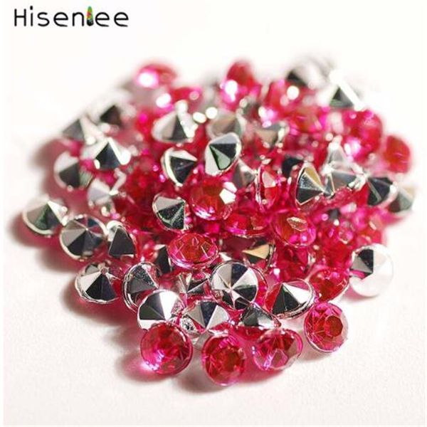 

4mm 500pcs multi-color 3d charm fashion popular acrylic sharp rhinestone diy evening dress accessories decoration, Silver;gold