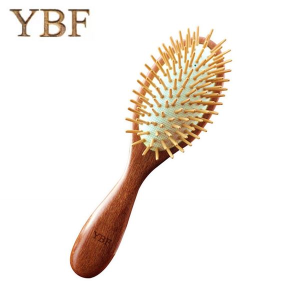 Ybf 2018 Fashion New Wooden Red Sandalwood Air Bag Hair Combs