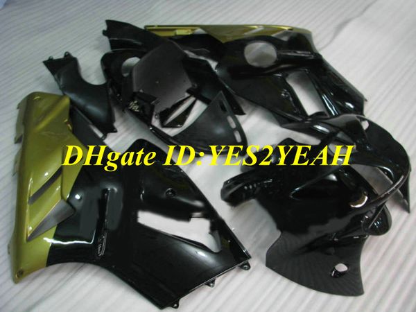 Kit carenatura per stampaggio ad iniezione per KAWASAKI Ninja ZX12R 02 03 04 05 ZX 12R 2002 2005 Set carenature nero dorato + regali KX04