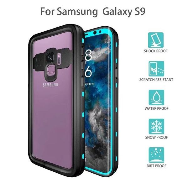 

ip68 waterproof for samsung galaxy s9 s9 plus waterproof redpepper shockproof case bag underwater 3 metres dhl shipping