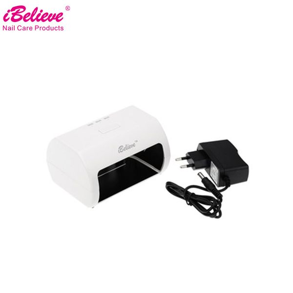 

ibelieve 9w mini nail dryer uv led nail lamp powerful led bulbs for fast uv gel polish cure