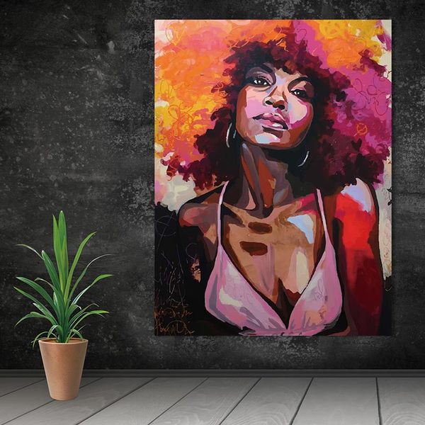 

canvas painting figure picture wall art picture portrait home decor painting abstract women picuture art poster and prints