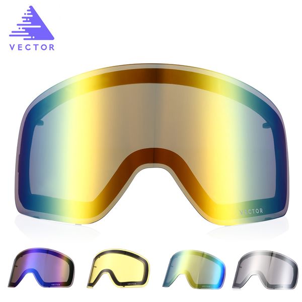

vector double-layer anti-fog ski goggles snow glasses interchangeable men women snowboard skate skiing sunglasses outdoor winter
