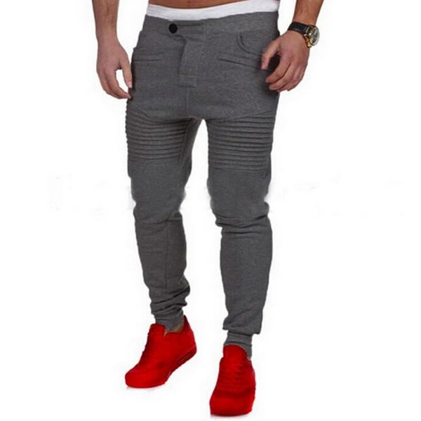 

fashion men casual pants men's sweatpants clothing trousers hip hop baggy harem pants mens joggers pantalones hombre moletom, Black