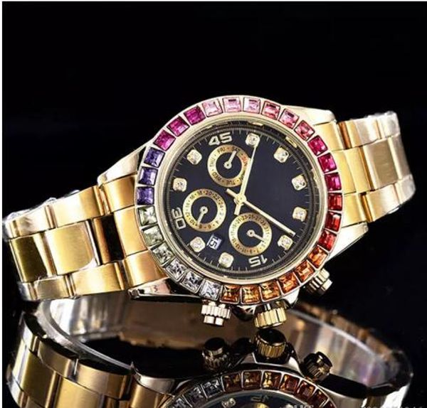 

2019 luxury geneva часы мужские женские бриллианты часы браслет дамы дизайнер наручные часы 9 цветов часы бесплатная доставка, Slivery;brown