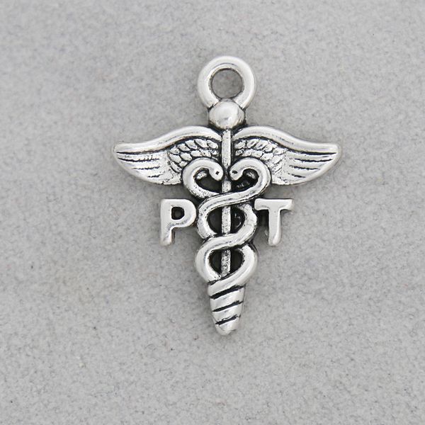 

wholesale vintage fashion alloy professional pt medical charm 100pcs 19*23mm aac1674, Bronze;silver