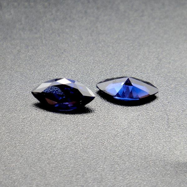 

blue corundum 1.5x3mm-8x16mm 10 sizes marquise cut 3a synthetic loose gemstone wholesale for jewelry making 200pcs/lot, Black