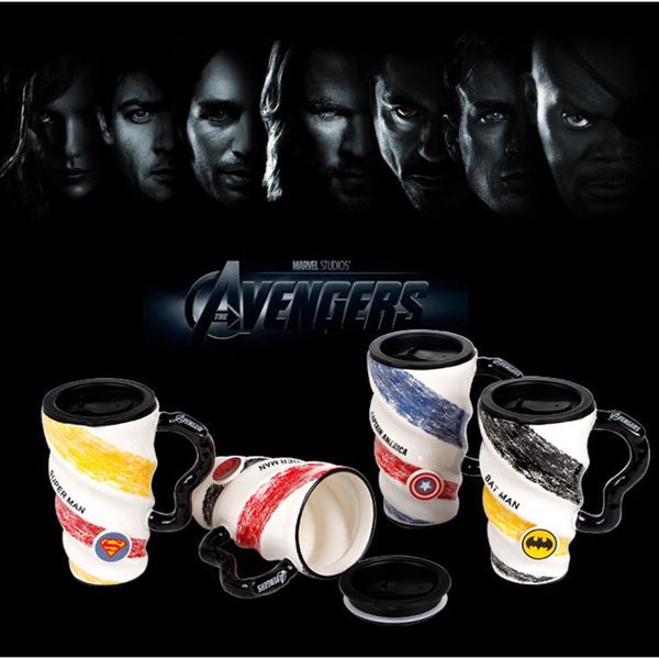 

4 designs marvel avengers infinity war cups double insulated vacuum cups superhero thanos stainless steel kids water bottles mugs t1i572
