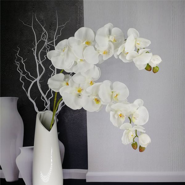 

artificial butterfly orchid branch flower decoration real touch flowers simualtion plants wedding home office party decor