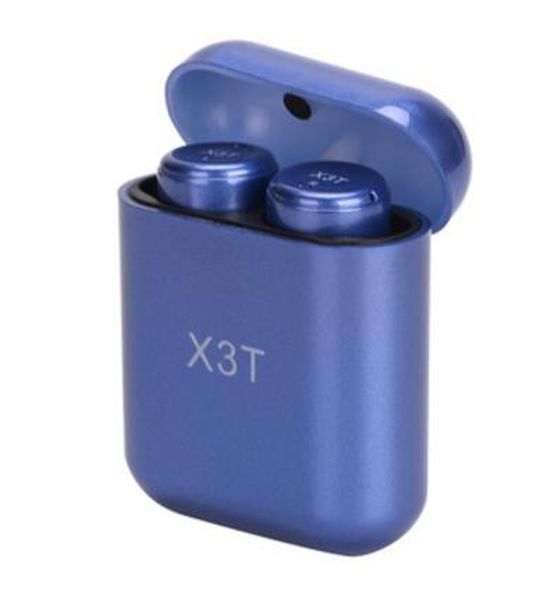 

X3t bluetooth earphone twin mini wirele earbud headphone in ear head et tereo hand true 4 2 with retail packing