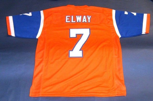 

retro #7 john elway custom s-5xl,6xl mitchell & ness jersey mens stitching s-5xl,6xl football jerseys running, Black;blue