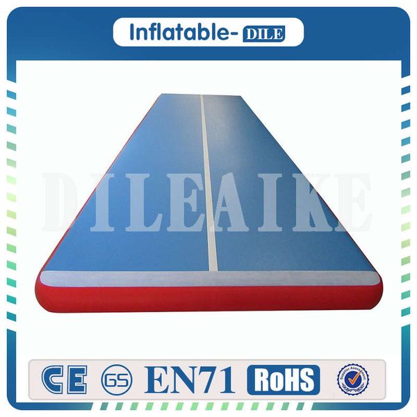 

door to door 6x1x0.2m inflatable air track air floor mats gym air track for sale