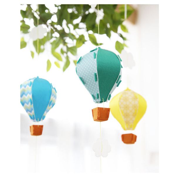 Hanging Hot Air Balloon Cloud Festival Decoration Showcase Ceiling Paper Lanterns For Home Kindergarten Party Wedding Places To Buy Party Supplies