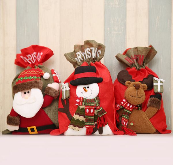 

christmas gift bags santa sacks new year banquet gifts holders bag home xmas party decal christmas decorations