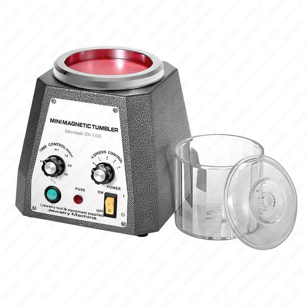 

Magnetic tumbler kt 100 magnetic poli her fini her 2000rpm jewelry poli her tumbler for platinum gold ilver tainle teel 220v