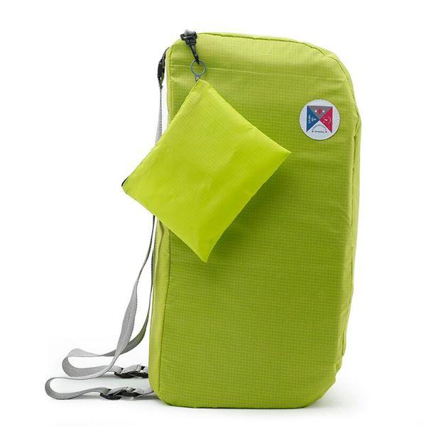 

portable fashion travel backpacks zipper soild nylon back pack daily traveling women men shoulder bags folding bag 4br040