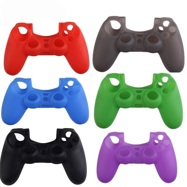 

Rubber Silicone Soft Gamepad Joypad Cover Case For Sony PlayStation Dualshock 4 PS4 Controller Protection Skin Shell