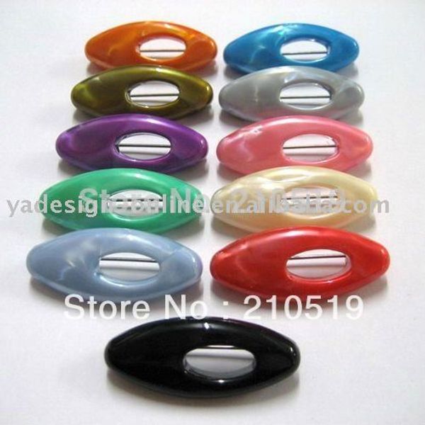 

b036 new arrival japan pat plain plastic hijab and scarf pins super quality ing, Red