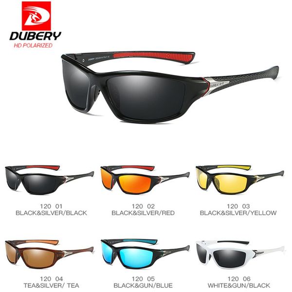 

dubery men polarized sunglasses anti-glare polarized cycling glasses sports riding protection goggles outdoor fishing driving