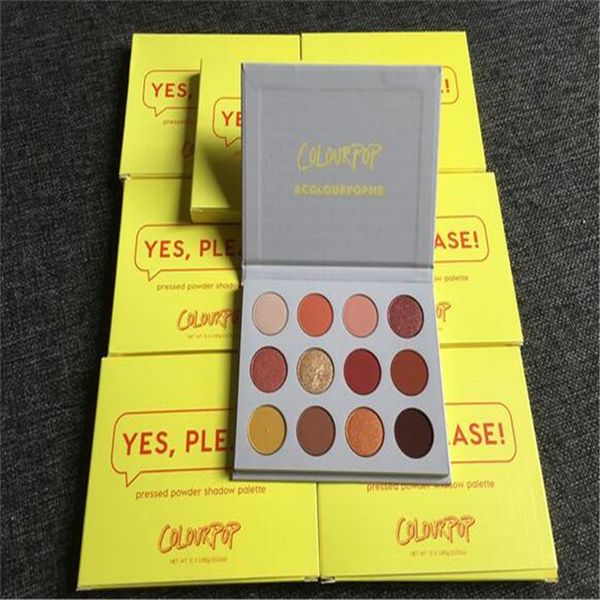 

colourpop cosmetics 12 color eyeshadow yes,please eyeshadow palette pressed powder eye shadow palette dhl ing