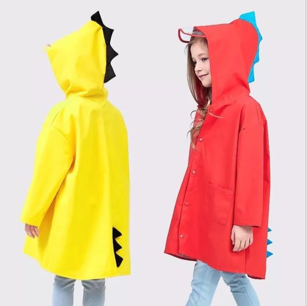

funny cute dinosaur raincoat children kindergarten students baby kids infants outdoor waterproof raincoat poncho rainwear kka6173