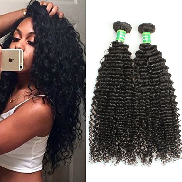 Kinky Curly Virgin Human Hair Bundles 8a Cheap Mongolian Kinky