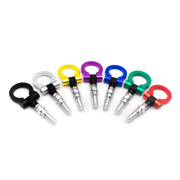 

cnspeed universal racing tow hook front rear for bmw european cars trailer towing bars(bule red golden black silver)