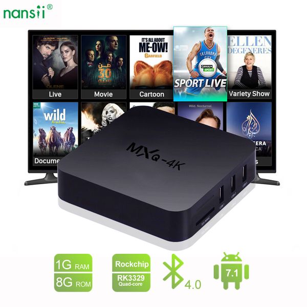 

Mxq 4k android 7 1 tv box online rk3229 1g 8g quad core can ub cribe iptv et box tv review