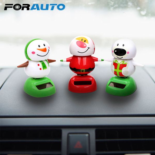 

swinging dancing bobble doll toy with self-adhesive interior accessories dashboard decoration christmas snowman car ornament