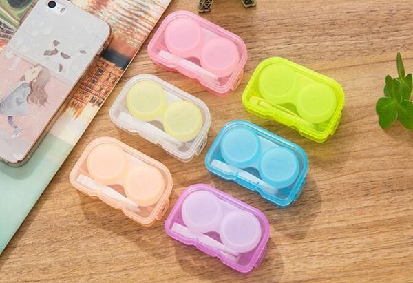 

contact lens case colorful 6 color contact lens box