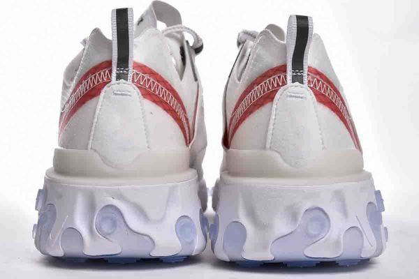 

2018 Новый React Element 87 красный и белый роскошные дизайнерские туфли AQ1813-345 кроссовки м