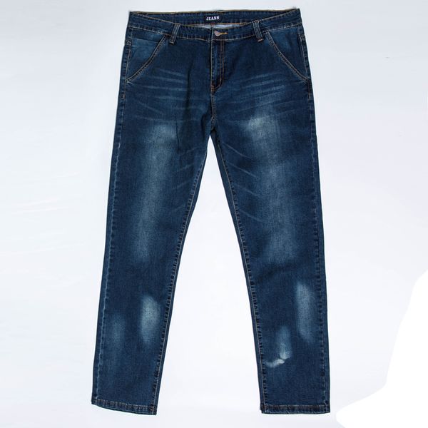 

10xl 8xl 6xl 5xl new stretch cotton breathable straight fit jeans men thin summer men's denim jeans long pants lightweight, Blue