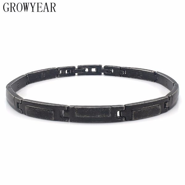 

vintage classic gold and antique black color energy bracelet men fashion bracelets & bangles male gift, Golden;silver