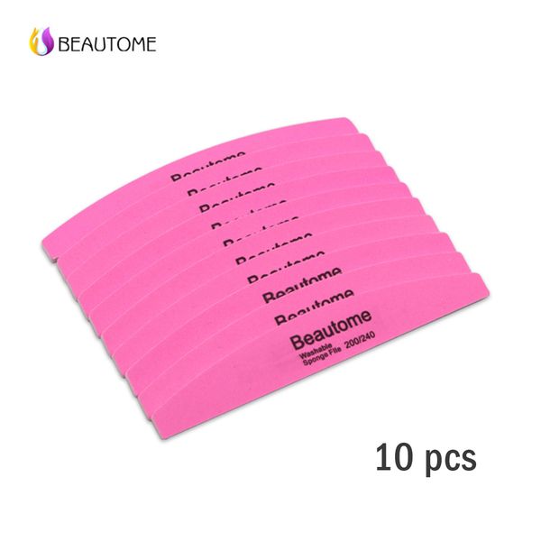 

10 pcs/lot washable 200/240 nailfile manicure double sided sanding file buffer nail buff polishing new arrival