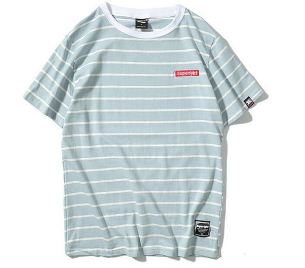 

Summer Sailors Striped Shirt Mens Printed Tees Crew Neck Short Sleeve T shirt Male Top Clothing