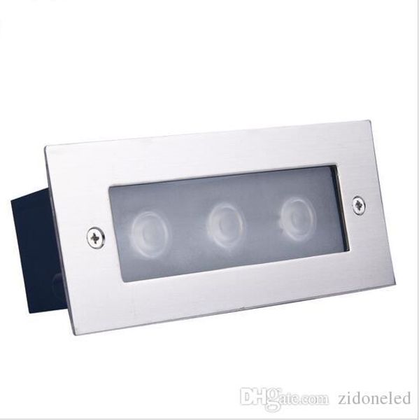 

led deck step light 3w underground lamp recessed stair paitio inground spotlights floor garden landscape outdoor wall pack led lighting