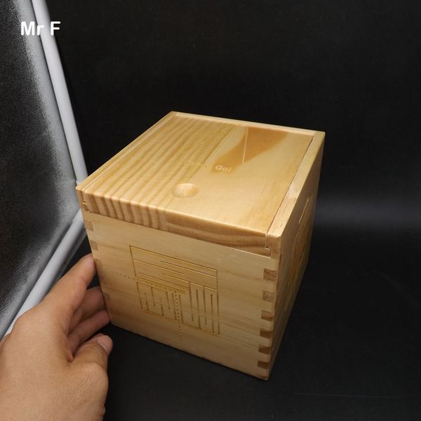Compre 13 Cm Simple Laberinto Característica Fantasía Madera Caja Mágica Rompecabezas Mecanismo Especial Juego Juguete Inteligencia Inteligente - 