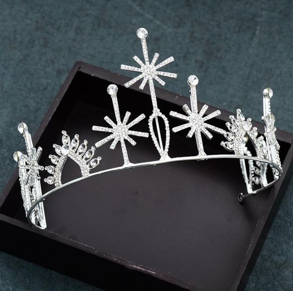 

2018 новый стиль простой свадьба невеста свадьба корона свадебные платья, тост, головные уборы, фотостудия, фотогалерея, Silver