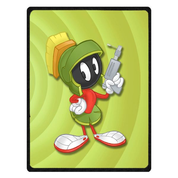 

sofa bedding flannel winter warm blanket soft marvin the martian pattern summer throw blankets bedsheet home textile