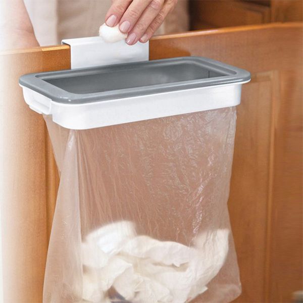 2019 Trash Garbage Bag Rack Attach Holder Over Cabinet Cupboard