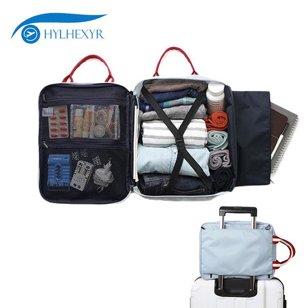 

hylhexyr travel tote luggage bags casual men duffle bag nylon business shoulder bag holiday clothes organizer women handbag
