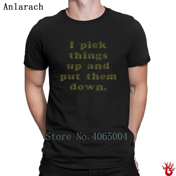 i pick things up by deleriyes t shirt cute 100 cotton kawaii tshirt for men summer breathable homme pop top tee crew neck best tee shirt sites online cute things to put on shirts