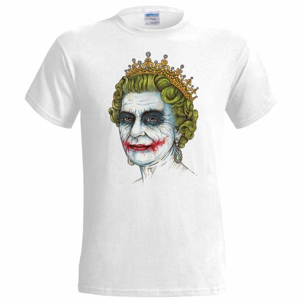

banksy joker queen mens t shirt graffiti art urban art disobey comical shirts men's, White;black