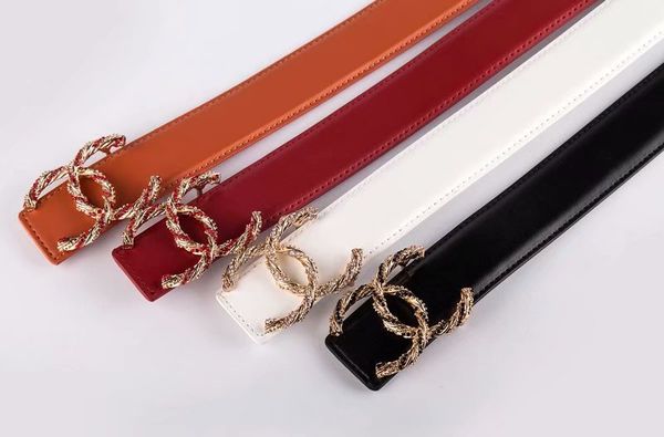 

2018Leather, nu Zhen, cattle skin, simple and fashionable, fashionable, smooth buckle, lady's leather belt, Korean Korean dress, 2cm