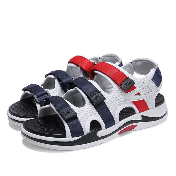 

new sandals classics fashion men and women summer slippers beach outdoor shoes trendy sports beach shoes outdoor tourism hook & loop sandals, Black
